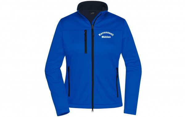 Ladies Softshelljacke-nautic-blue